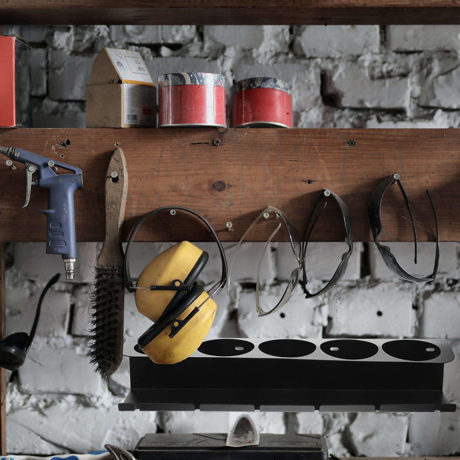 Power Tools Workshop - مجموعة واحدة من حامل الأدوات المعدني