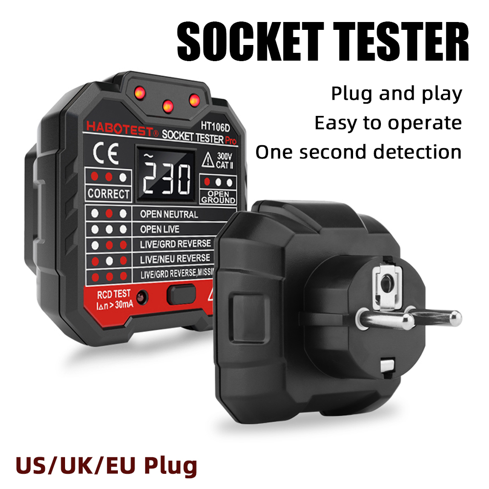 Power Tools Uk Review - جهاز اختبار المآخذ الكهربائية وكاشف الجهد