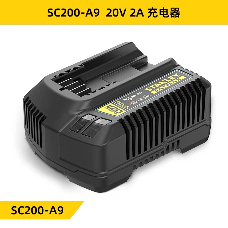 Power Tools Stanley - شاحن بطارية ليثيوم لبطارية ستانلي SC200-A9