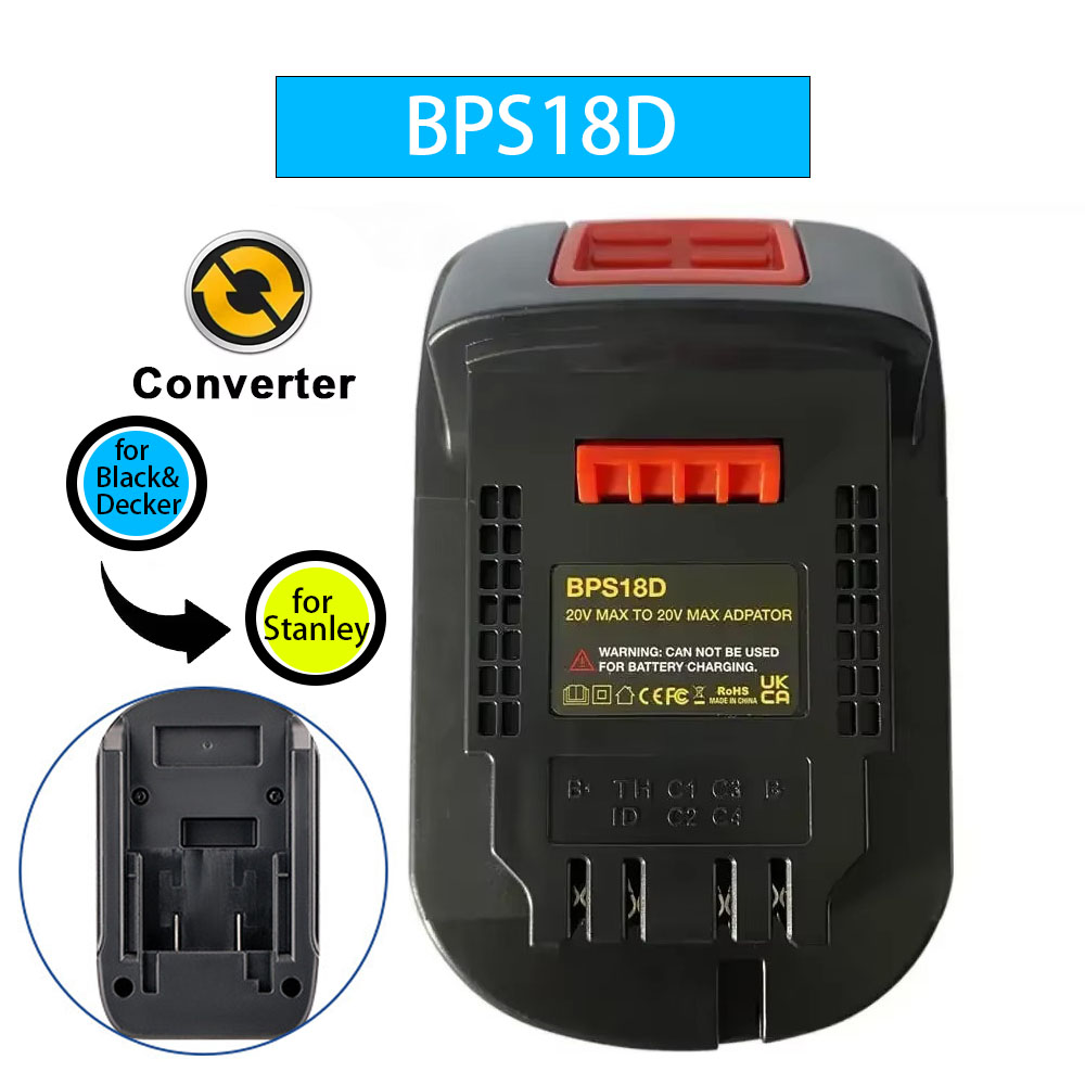 Power Tools Stanley - محول BPS18D لـ Black & Decker