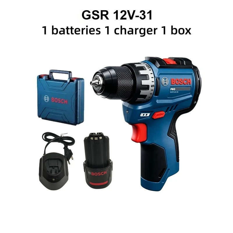 Power Tools Workshop - مثقاب بوش الاحترافي GSR 12V-31 اللاسلكي،