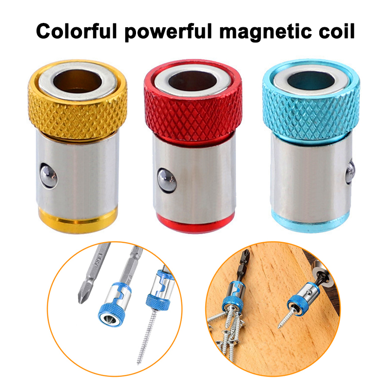 Power Tools Yellow Color - حامل رؤوس مفك براغي مغناطيسي عالمي
