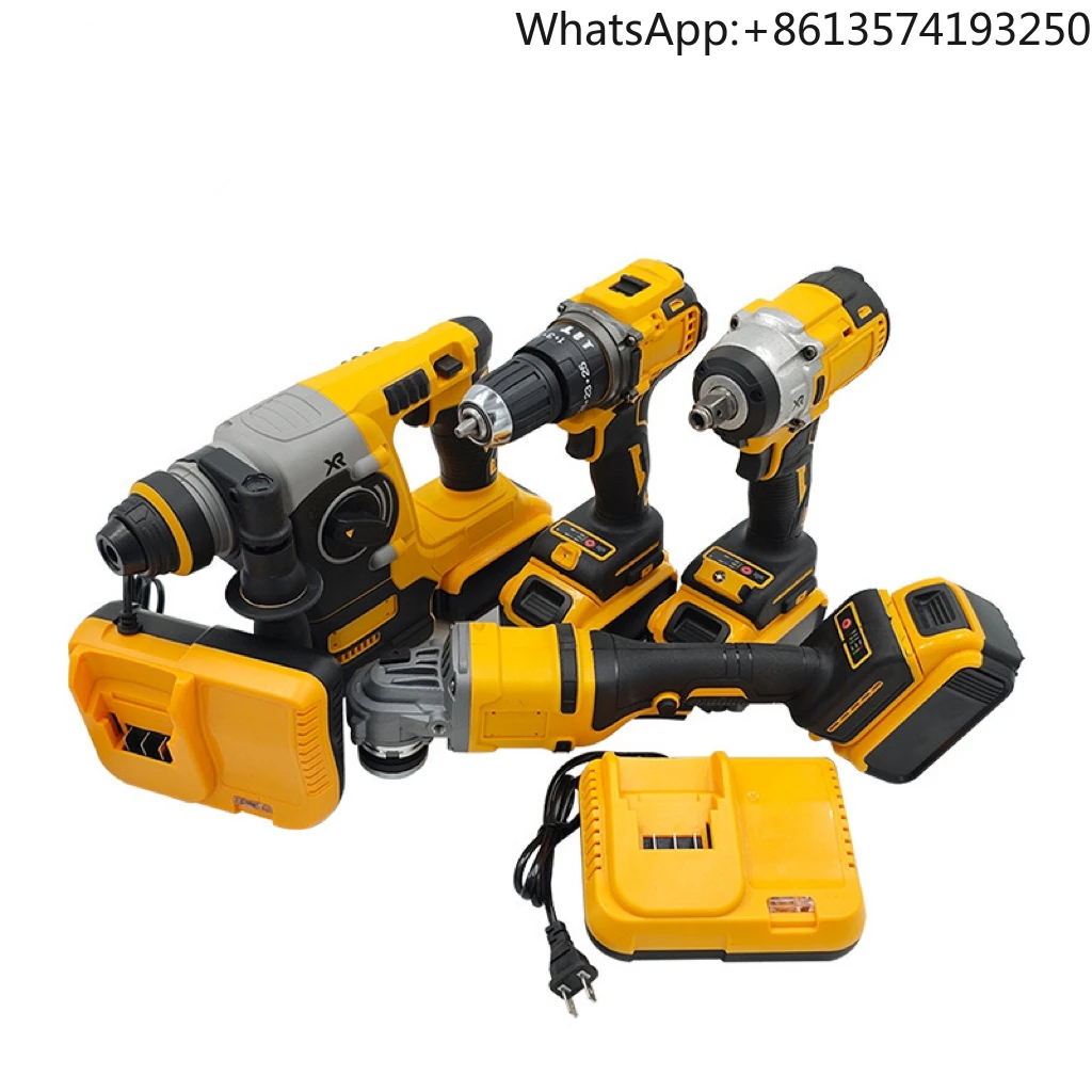 Power Tools Yellow Color - مفك براغي كهربائي أصفر اللون 18