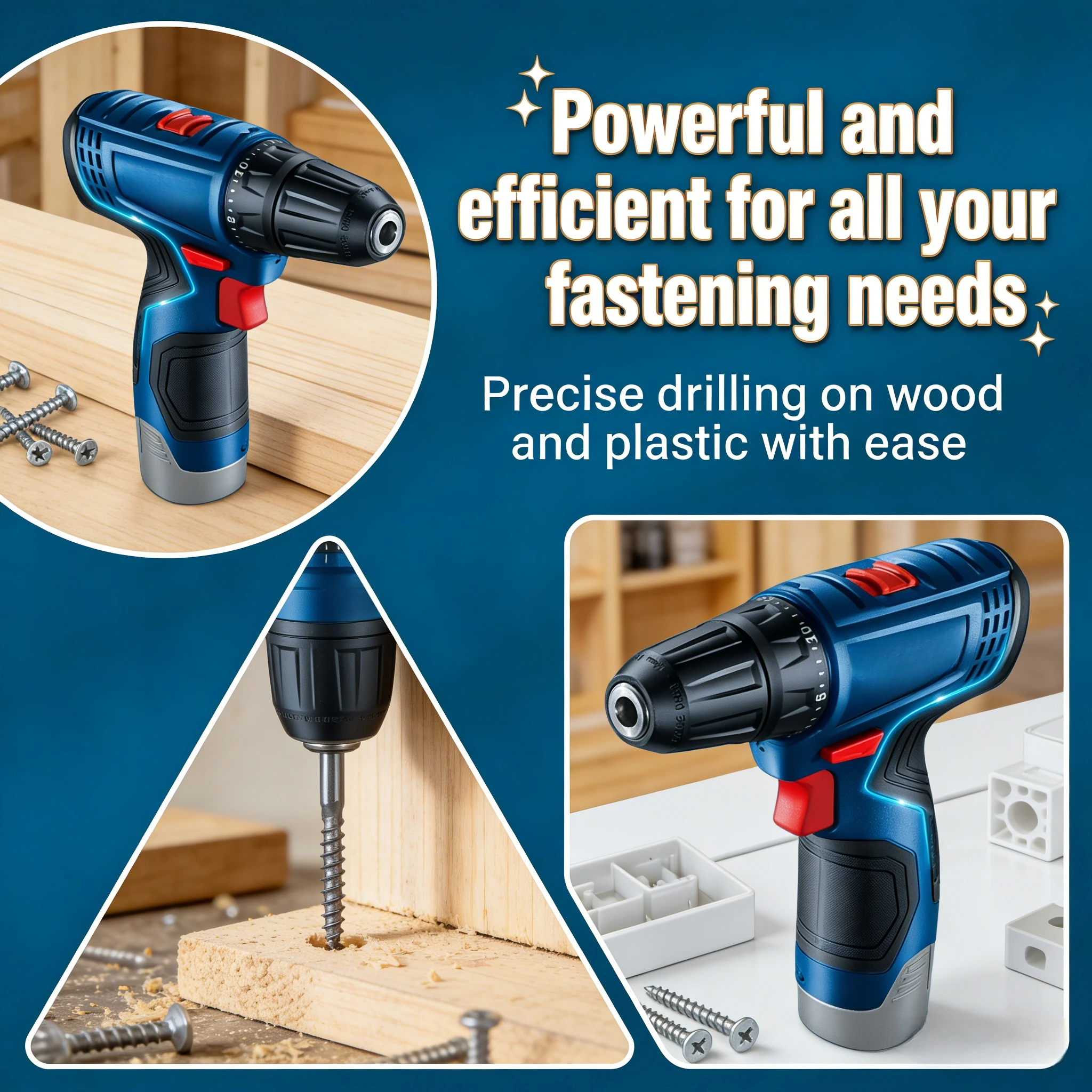 Power Tools Workshop - مثقاب كهربائي بوش GSR 120-LI بقوة
