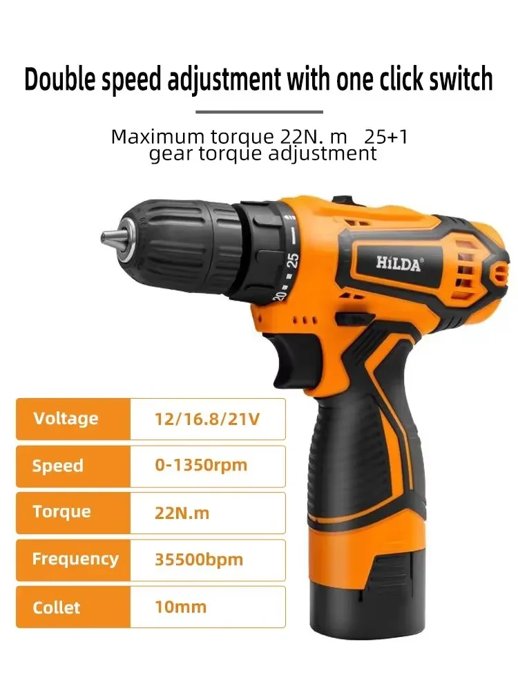 مثقاب لاسلكي HILDA بقوة 12 فول - مراجعة Power Tools You Must Have وسعره