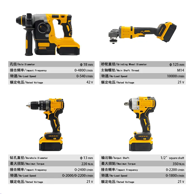 مفك براغي كهربائي أصفر اللون 1 - مراجعة Power Tools Yellow Color وسعره