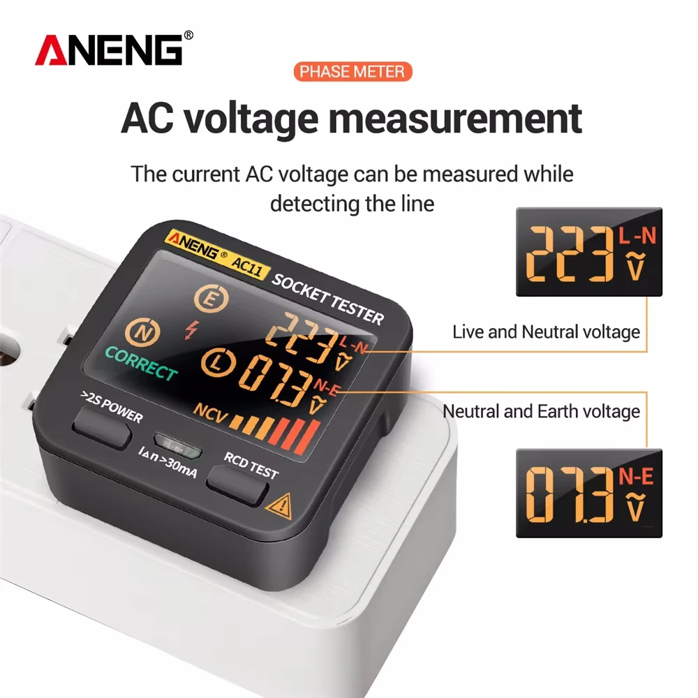 ANENG AC11 الرقمية مأخذ (فيشة) - مراجعة Power Tools Uk Review وسعره