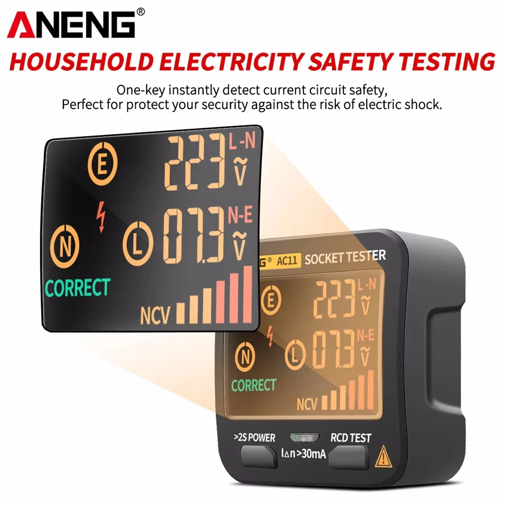 ANENG AC11 الرقمية مأخذ (فيشة) - مراجعة Power Tools Uk Review وسعره