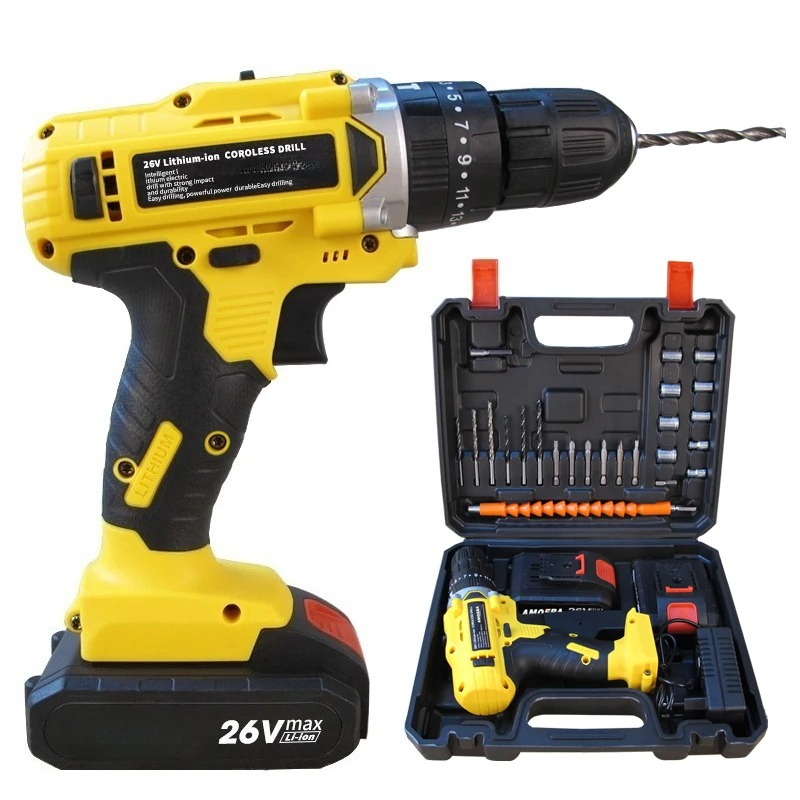 مفك كهربائي 36 فولت مع بطارية  - مراجعة Power Tools Nepal وسعره