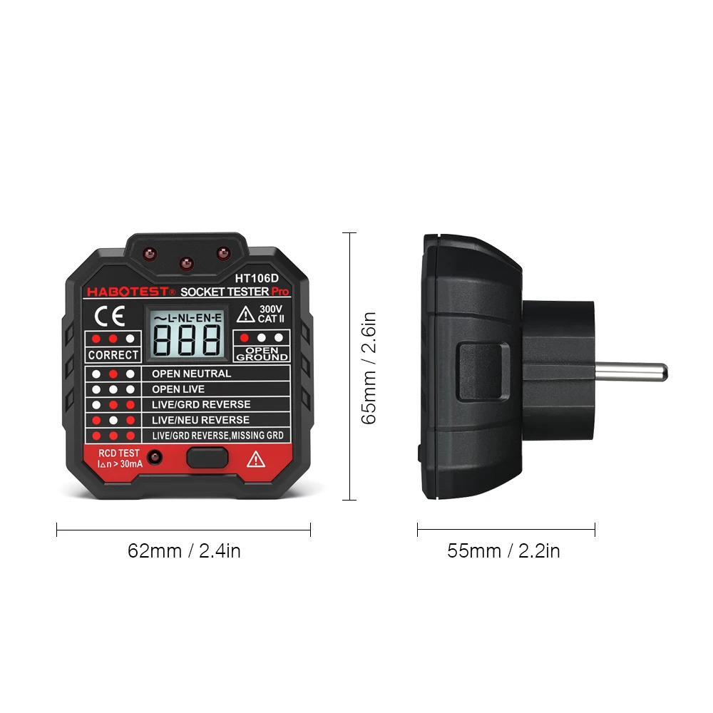 جهاز اختبار المقابس الرقمي HT1 - مراجعة Power Tools Uk Review وسعره